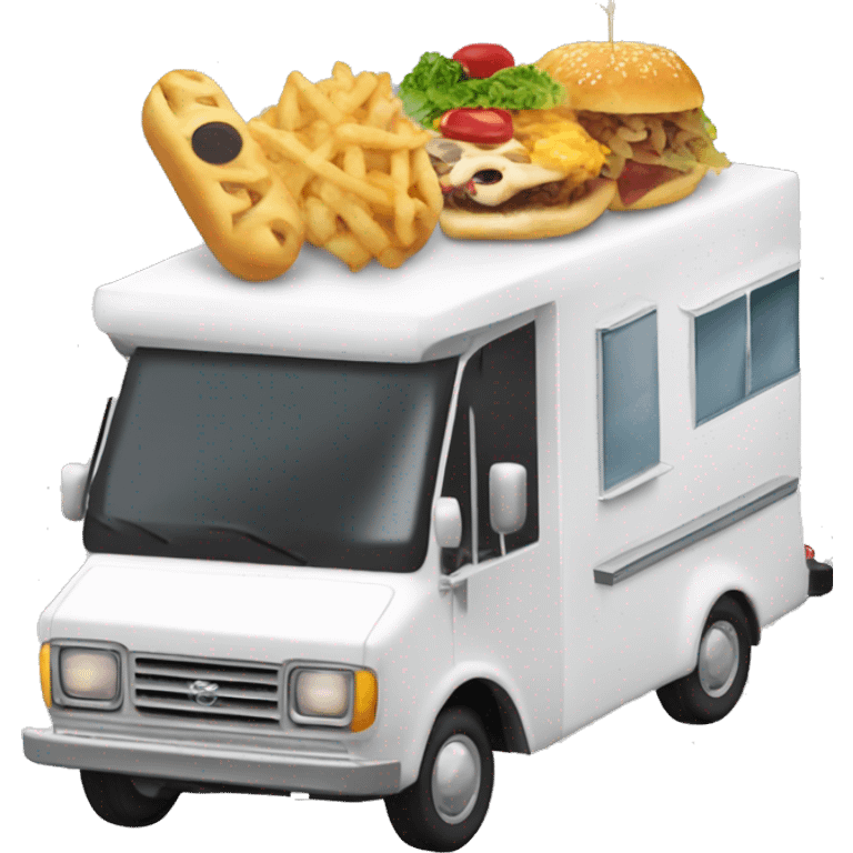 Toyota 2027 mini limousine food truck  emoji