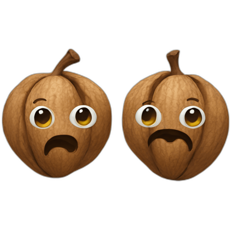 two walnuts emoji