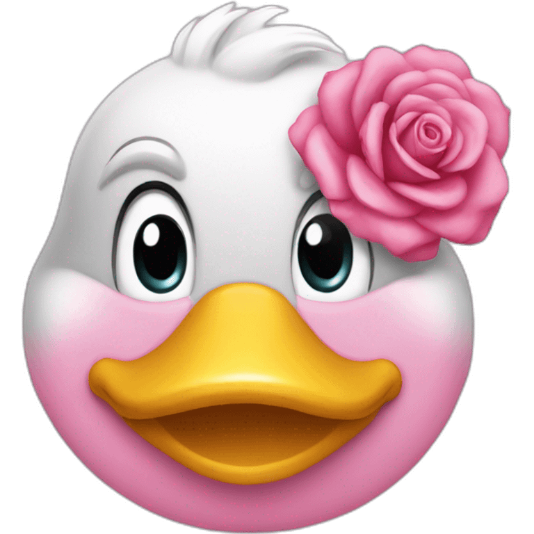 Canard rose emoji