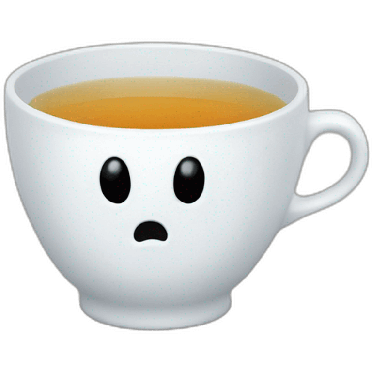 ghost tea cup emoji