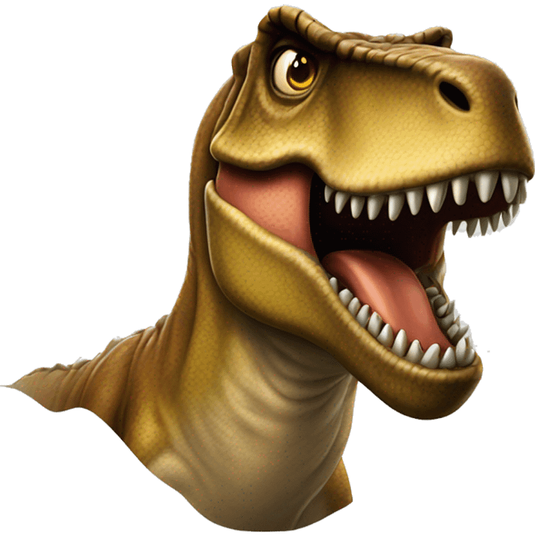 Mad T. rex emoji