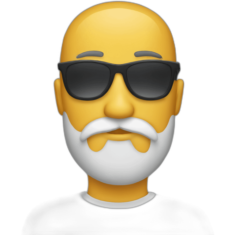 sunglasses beard guy emoji