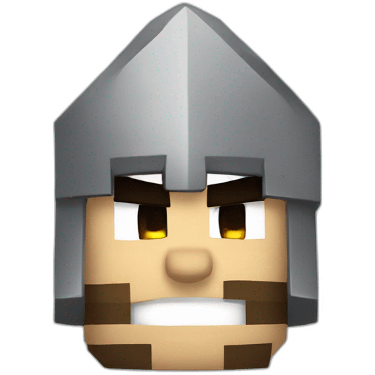 Angry minecraft sword character emoji