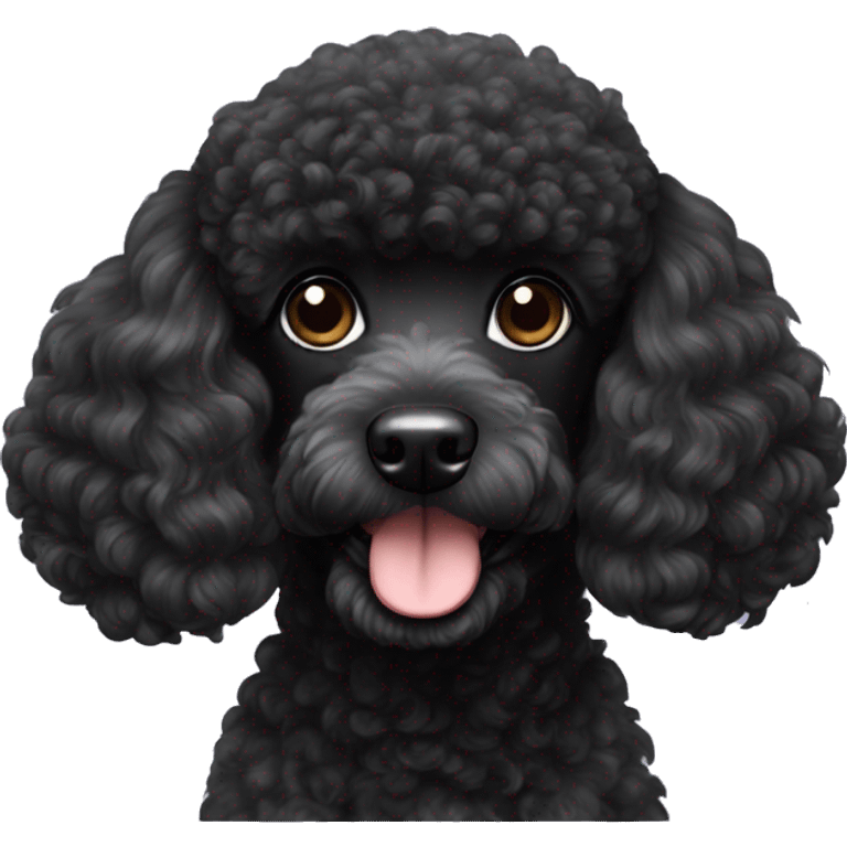 Black poodle emoji