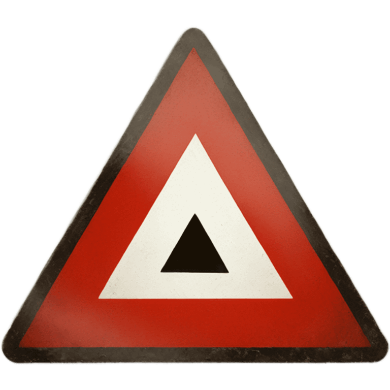  Danger warning triangle sign emoji