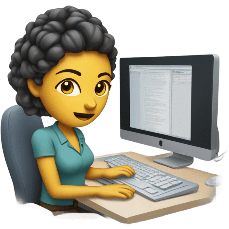 Computer science woman emoji