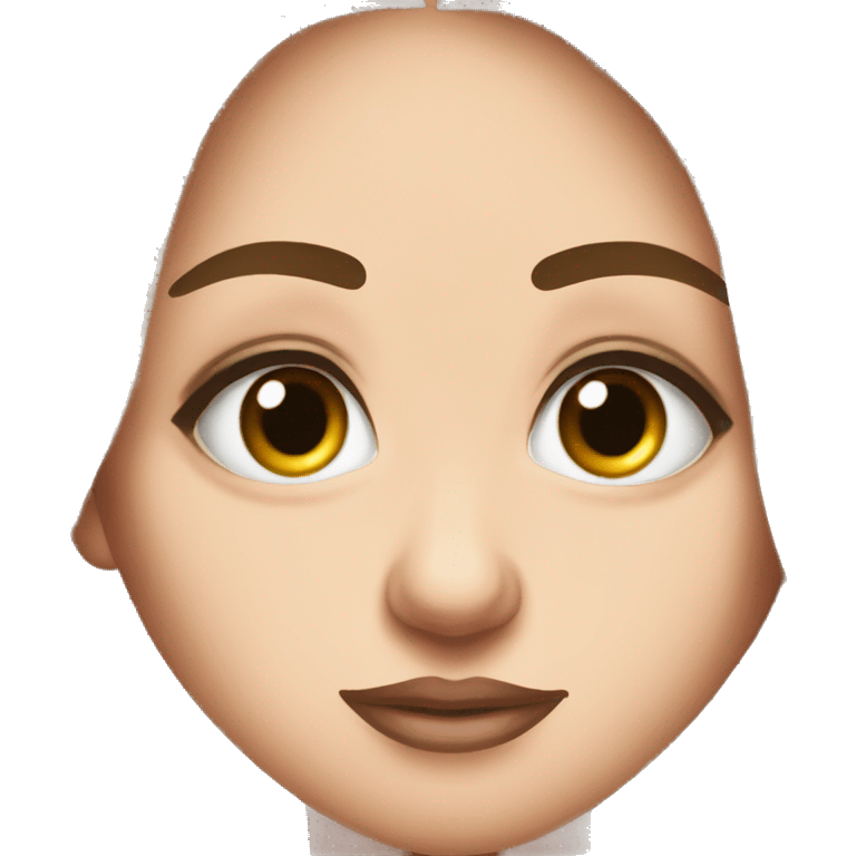 helpless big eyes with lashes woman emoji