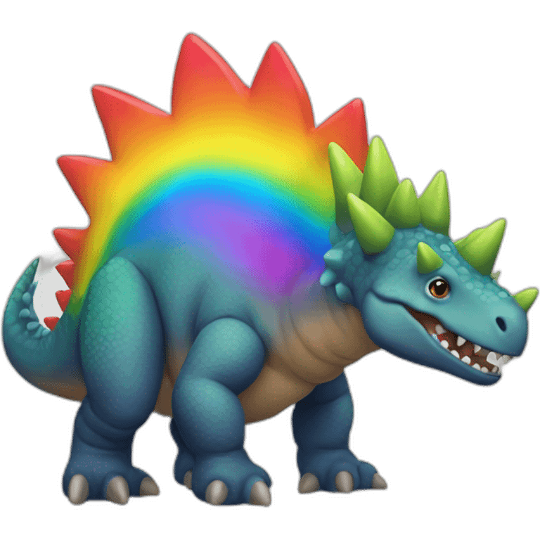 stegosaurus gay lgbt emoji