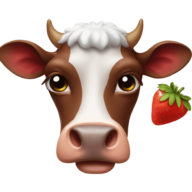 Strawberrycow emoji