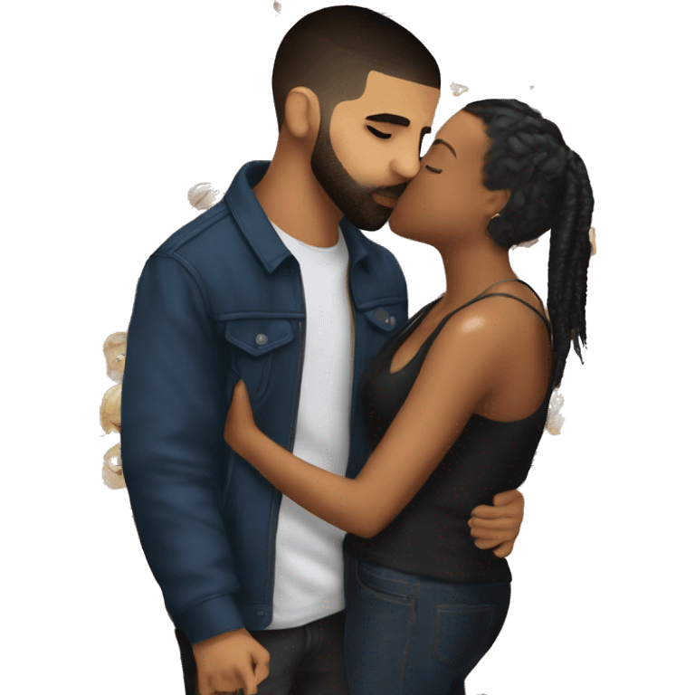 drake kissing drake kissing drake kissing drake emoji