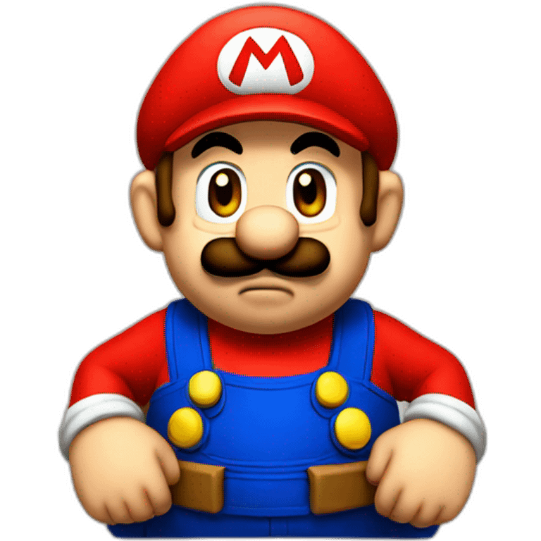 Sad mario emoji