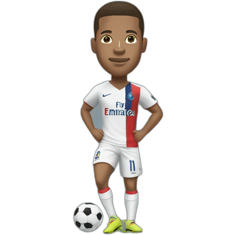 Stade foot Mbappé emoji