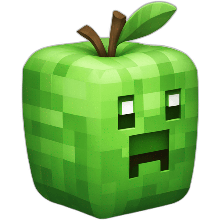 Minecraft Apple emoji