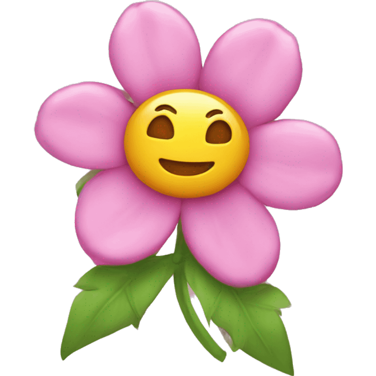 Flower with bows emoji