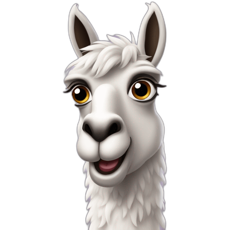 Llama estilo disney emoji