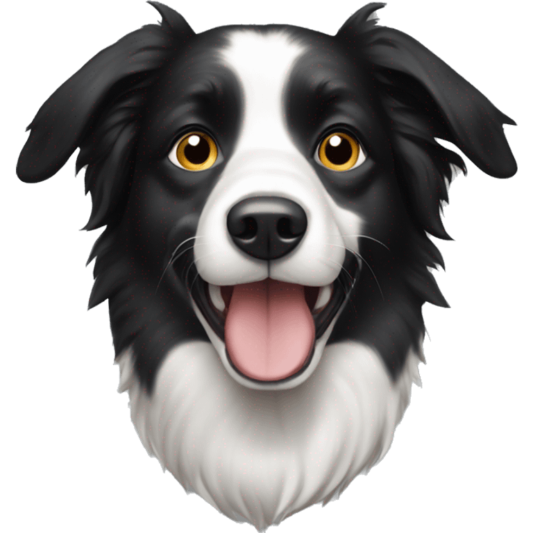 Dog border collie  emoji