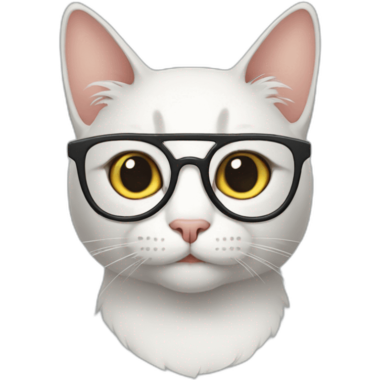 geek cat emoji