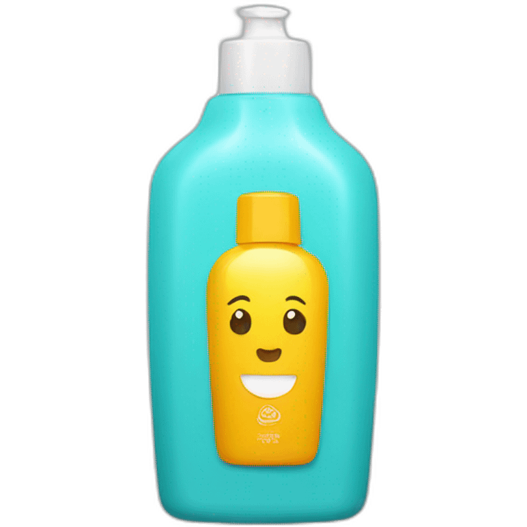 Sunscreen bottle emoji