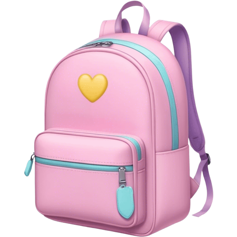 pastel backpack emoji