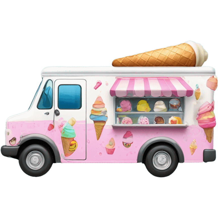 Ice cream truck emoji