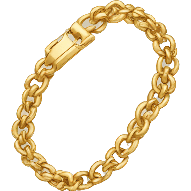 Gold bracelet  emoji