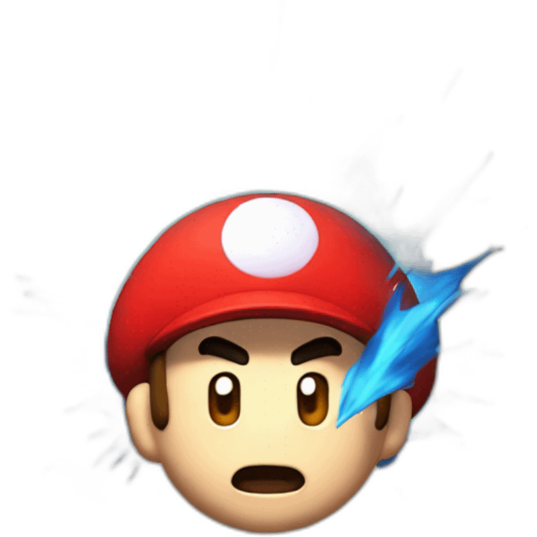 exploding head mario emoji