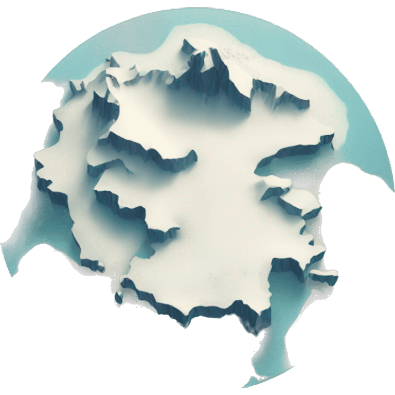 antarctica map emoji