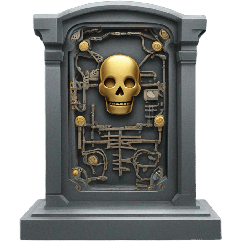 Cyborg grave emoji