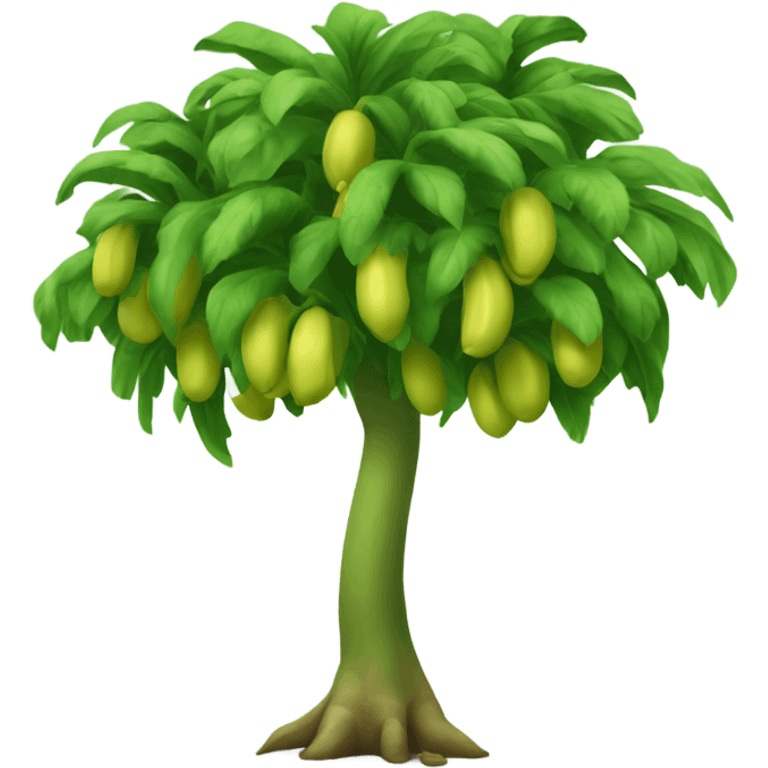 Árbol de plátano verde  emoji