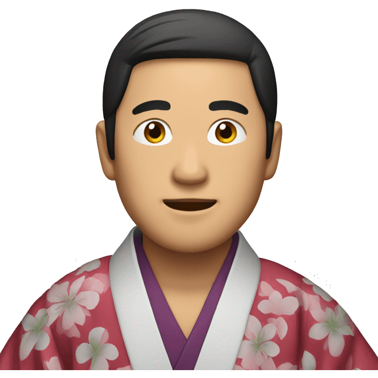 asian man with kimono emoji