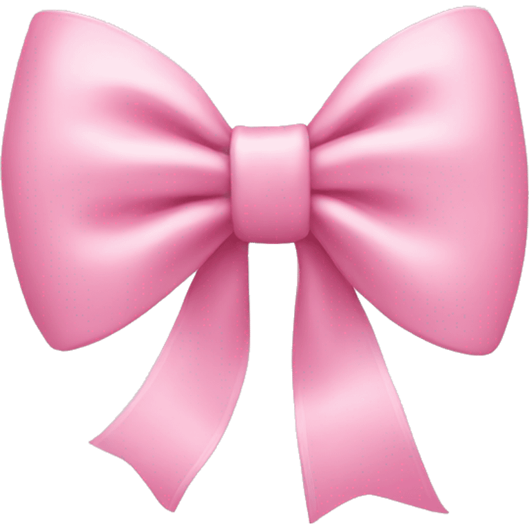 Baby pink bow emoji