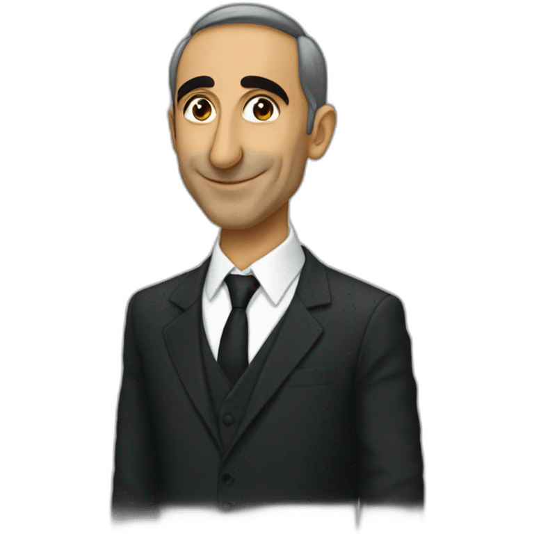 Zemmour qui fait un doigt d’honneur emoji