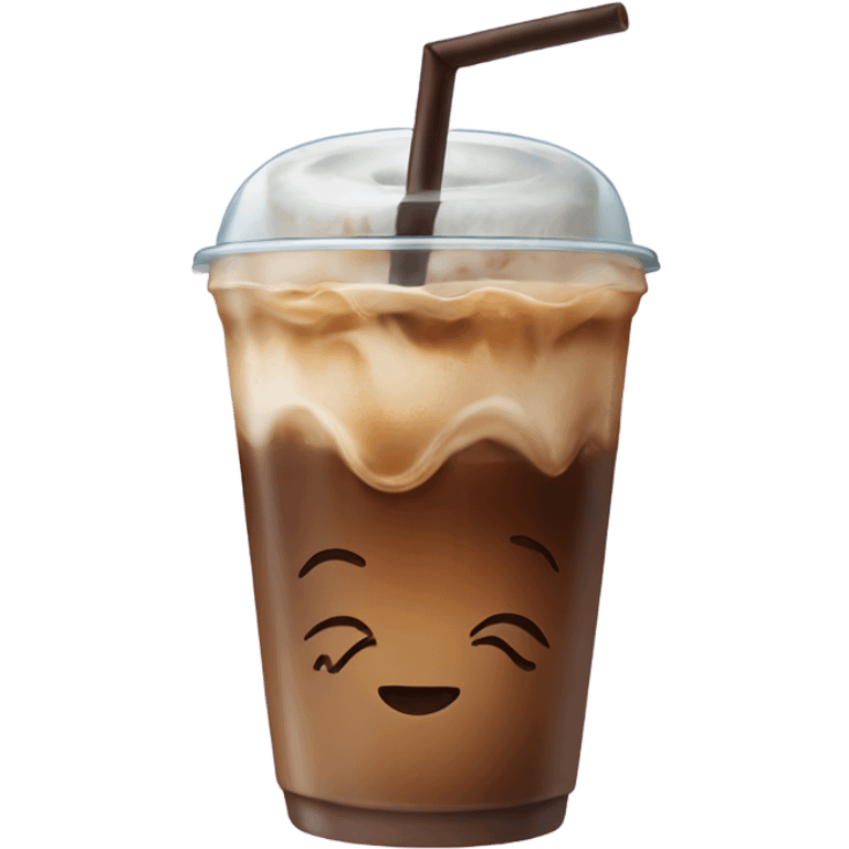 Iced coffee emoji