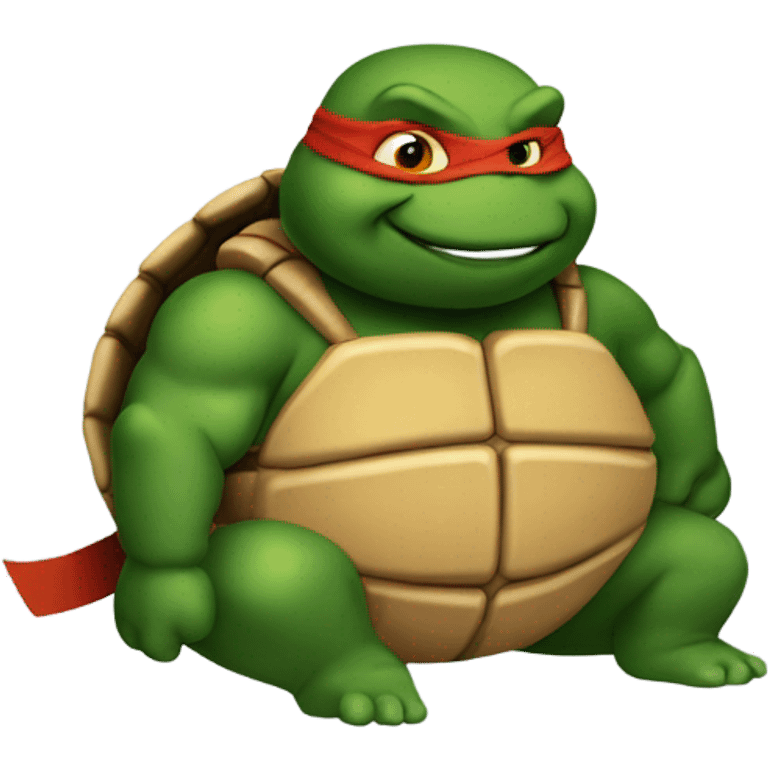 Fat ninja turtle  emoji