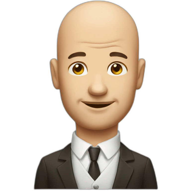 bald man cigar emoji