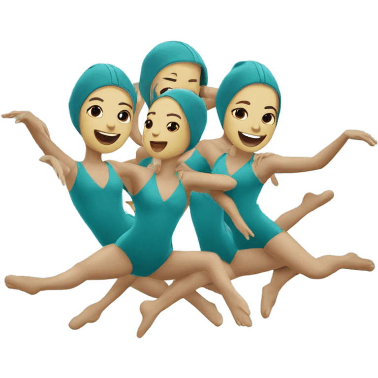 Synchronized swimming sport emoji