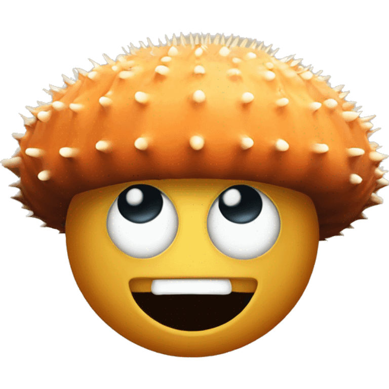 Sea urchin with tophat emoji