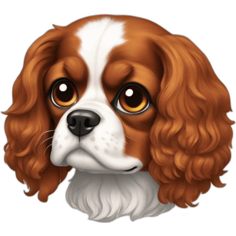 King Charles cavalier emoji