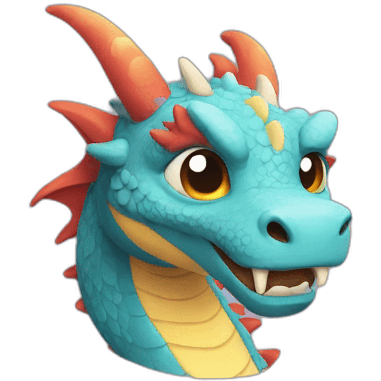 dragon cute abstraction emoji