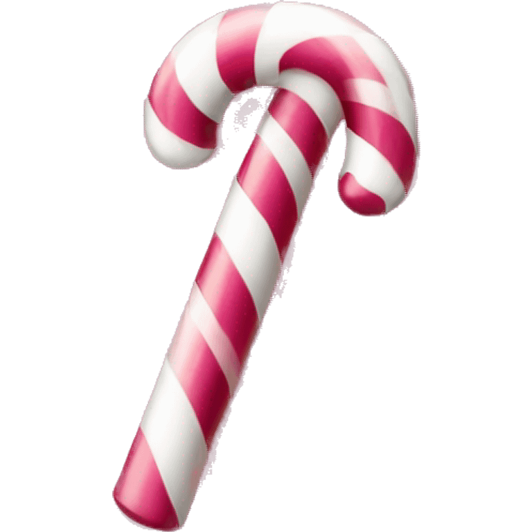 Pink candy cane emoji