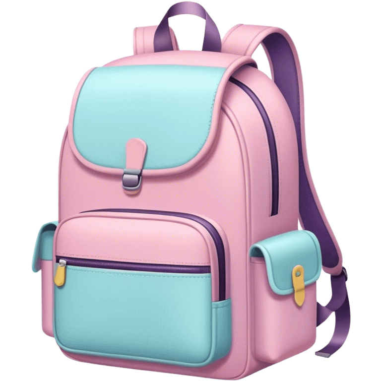 pastel backpack emoji