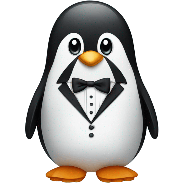 Penguin in a tuxedo emoji