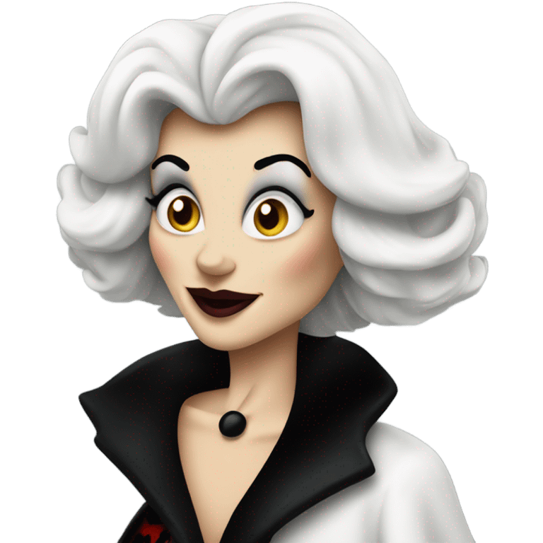 Cruella de vill smoking  emoji