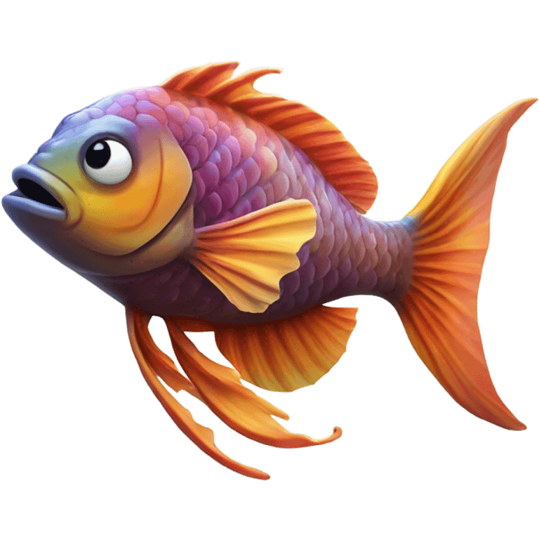 fish with a horn emoji