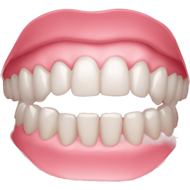 Orthodontic aligner clear emoji