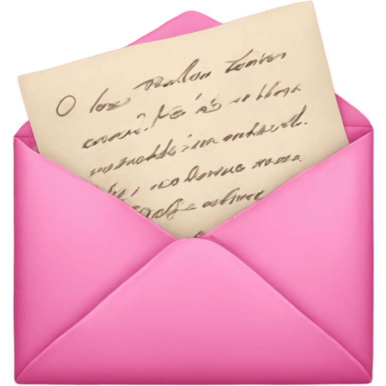 love letter pink emoji