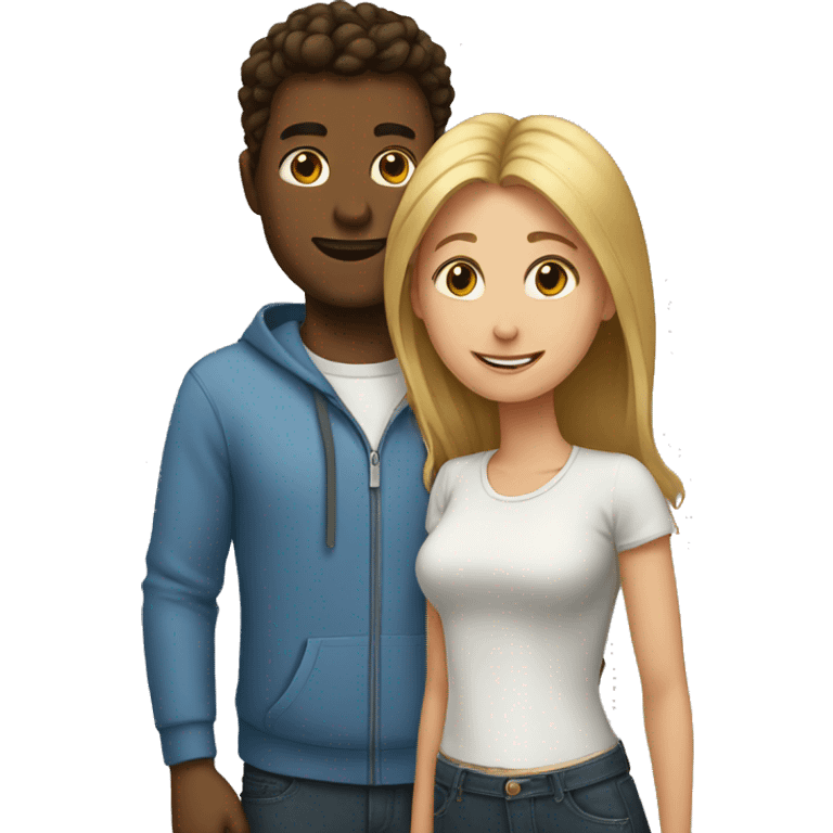 Guy and girl emoji