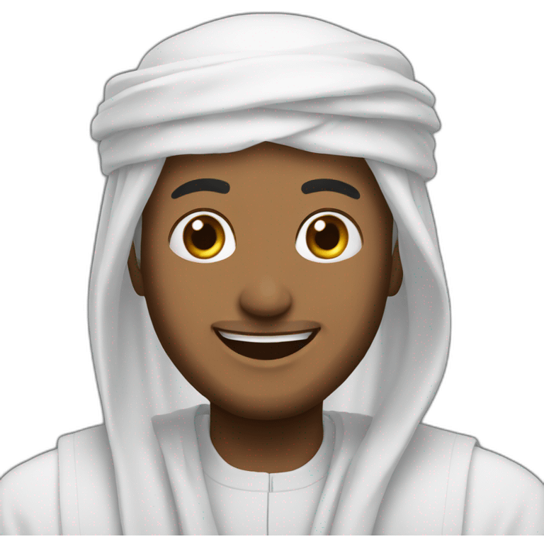 muslim men happy emoji