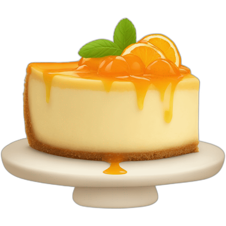 Marmalade cheesecake emoji