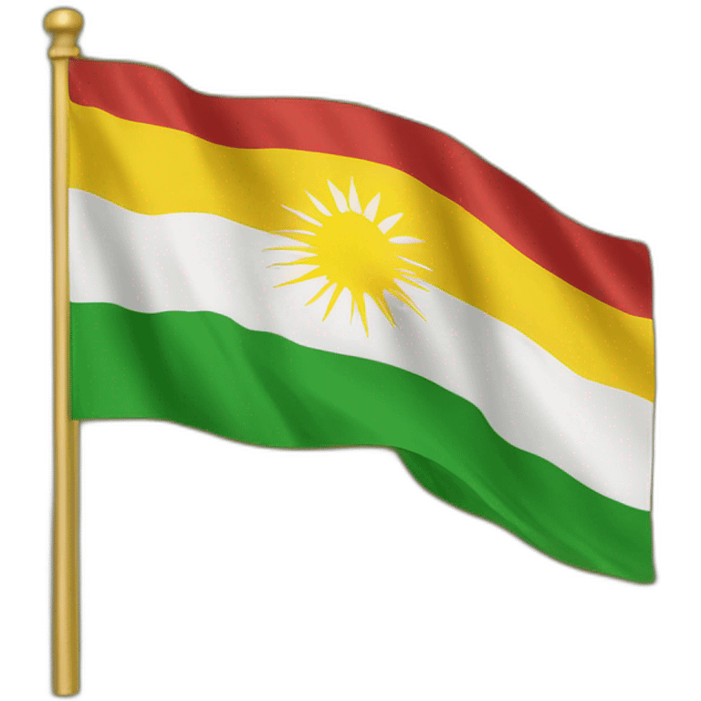 Drapeau Kurdistan emoji